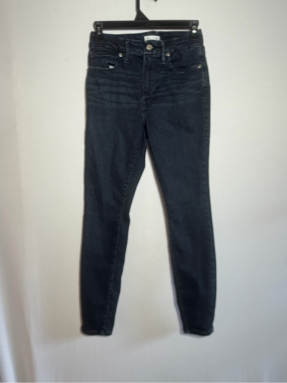 Good American Always Fits Good Legs Skinny Jeans dark wash